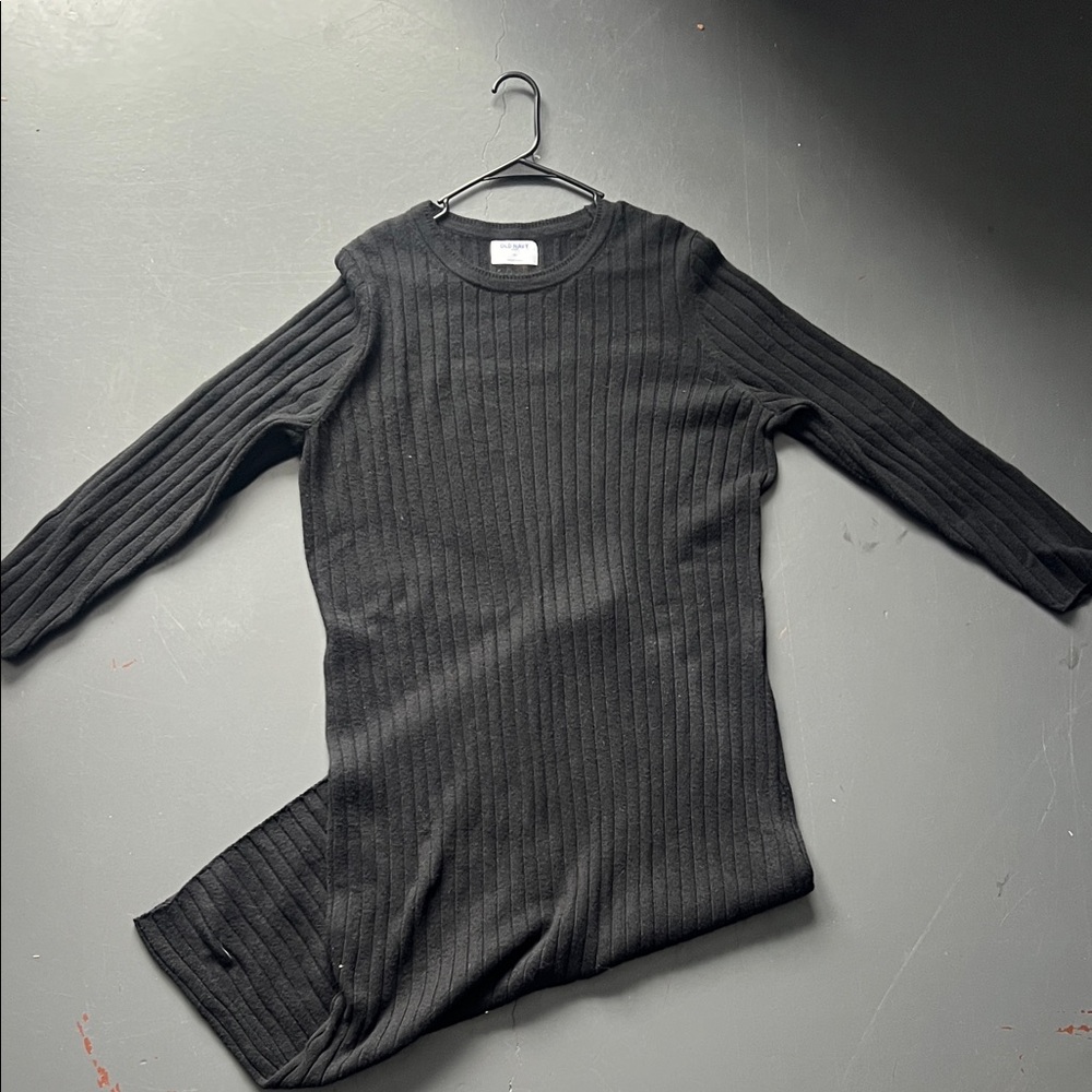 Old Navy Black Long Sleeve Dress NWOT